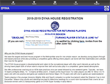 Tablet Screenshot of dyha.com